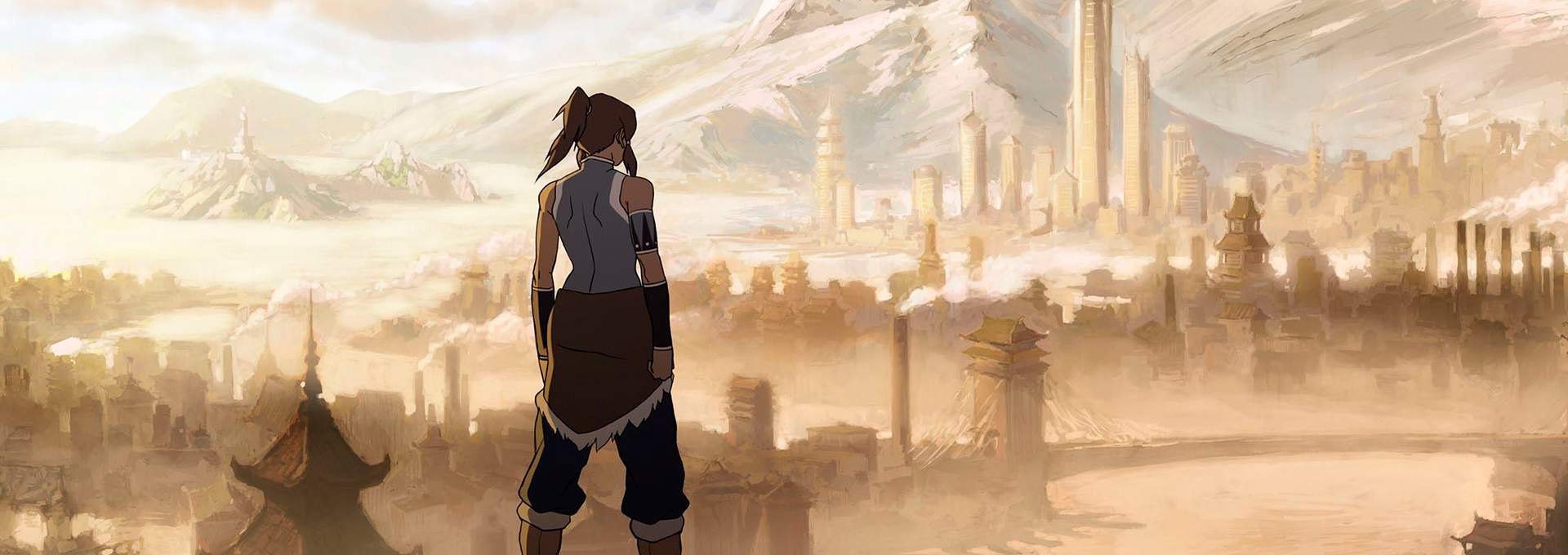 korra mirando ciudad república